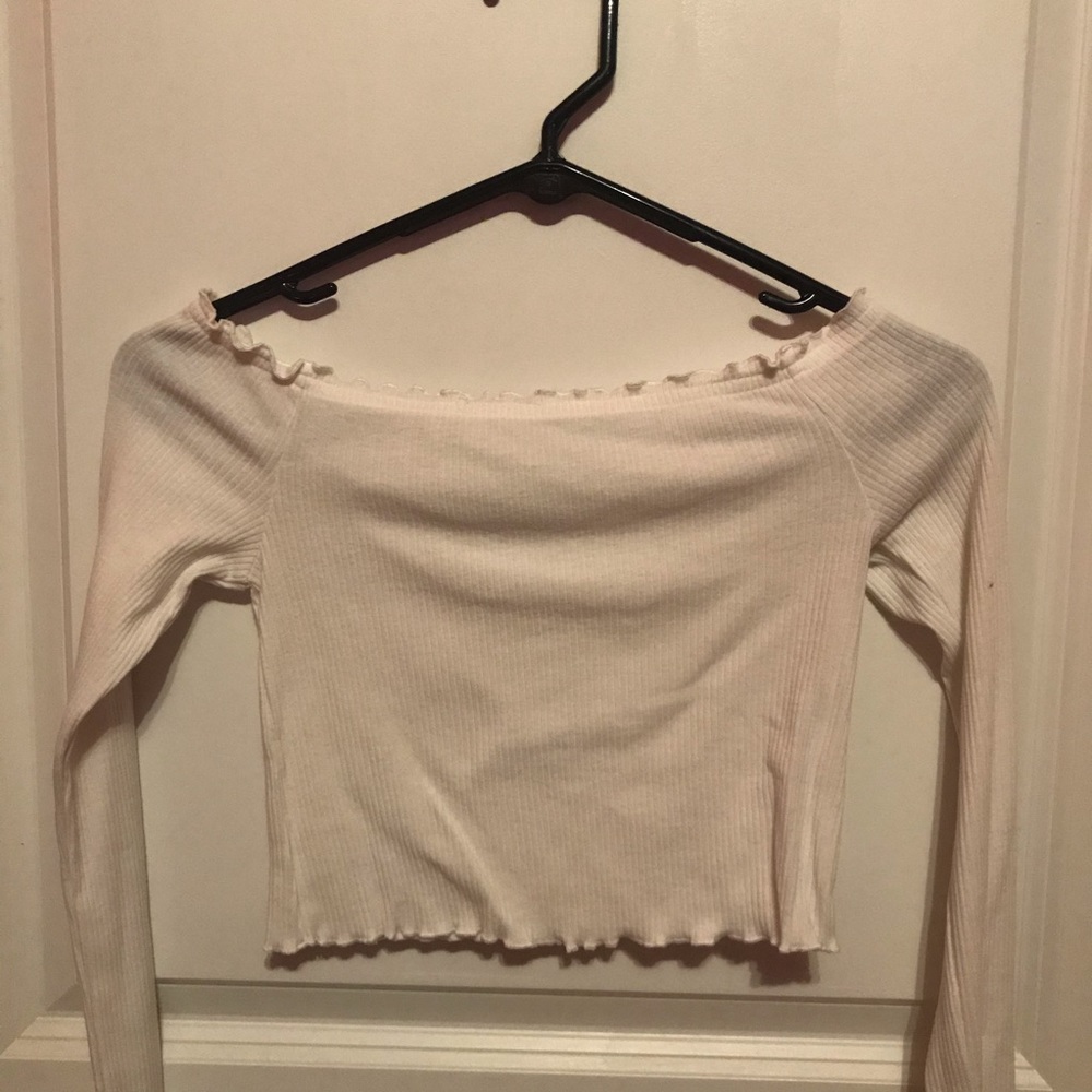 H&M Off the Shoulder Crop Top